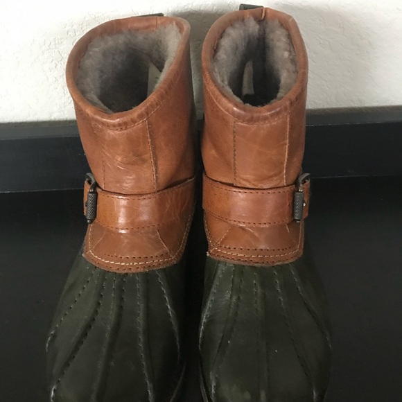 Frye Veronica duck boot in hunter green - Picture 5 of 5